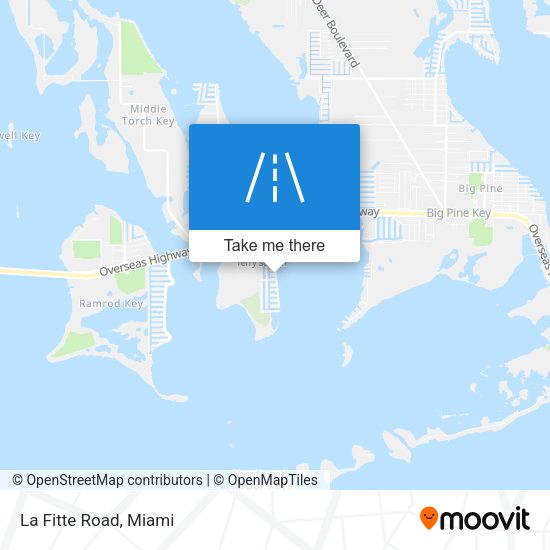 Mapa de La Fitte Road