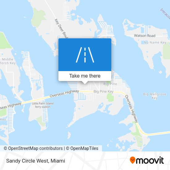 Mapa de Sandy Circle West