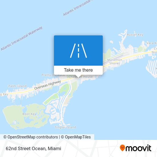 62nd Street Ocean map
