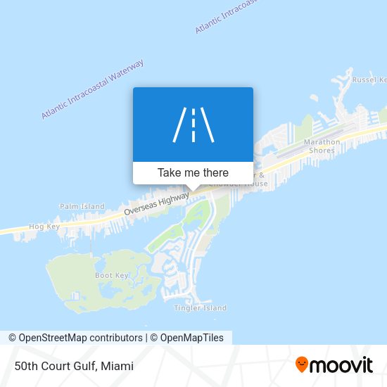 50th Court Gulf map