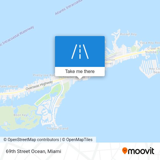 Mapa de 69th Street Ocean