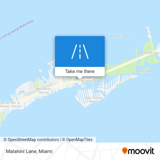 Malahini Lane map