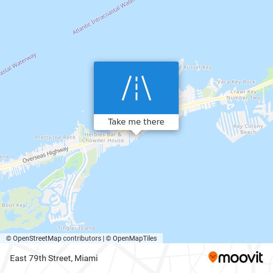 East 79th Street map