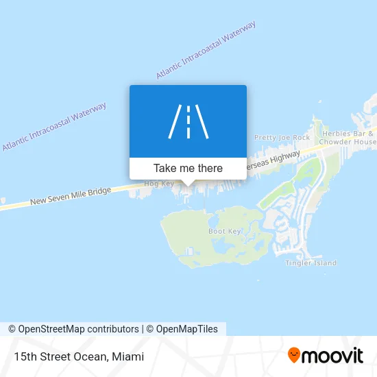 15th Street Ocean map