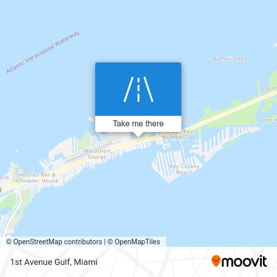 1st Avenue Gulf map