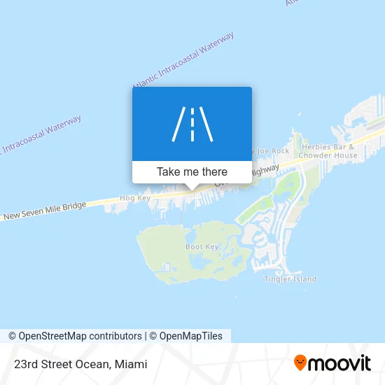 23rd Street Ocean map