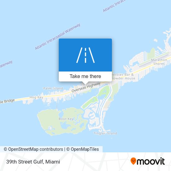 Mapa de 39th Street Gulf