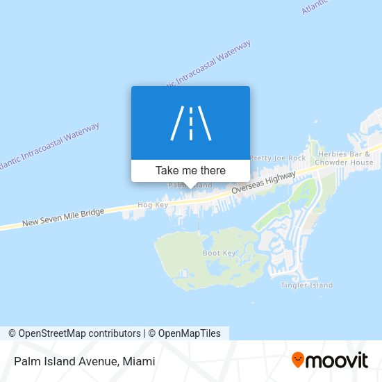 Palm Island Avenue map