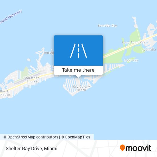 Shelter Bay Drive map