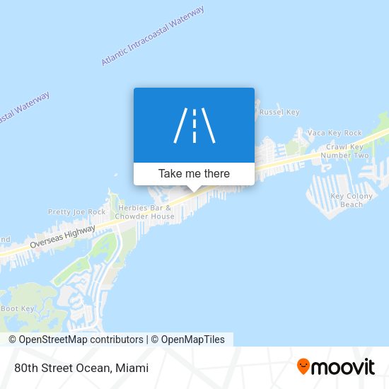 80th Street Ocean map