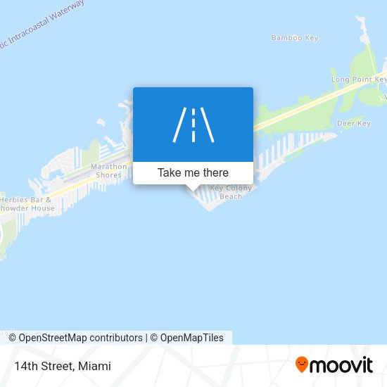 Mapa de 14th Street