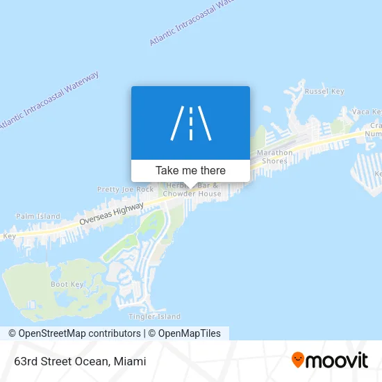 63rd Street Ocean map