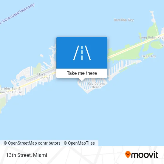 13th Street map