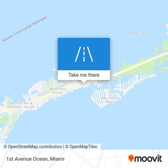 Mapa de 1st Avenue Ocean