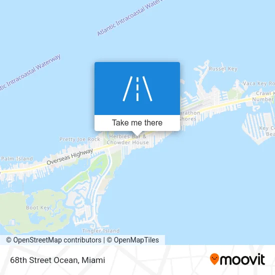 68th Street Ocean map