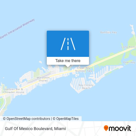 Gulf Of Mexico Boulevard map