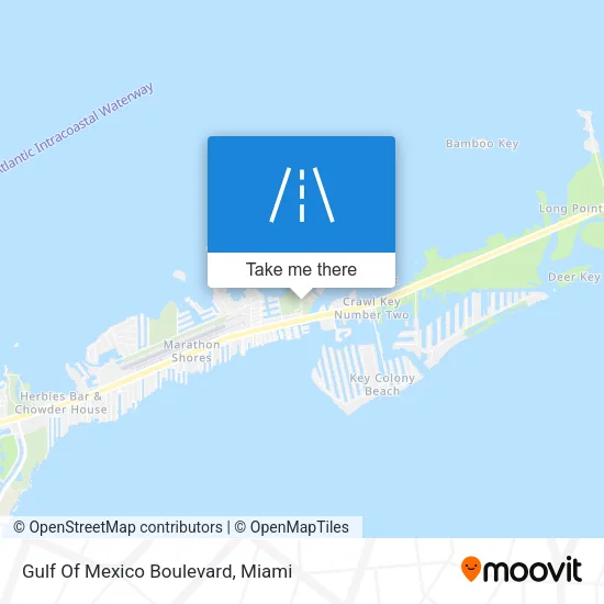 Gulf Of Mexico Boulevard map