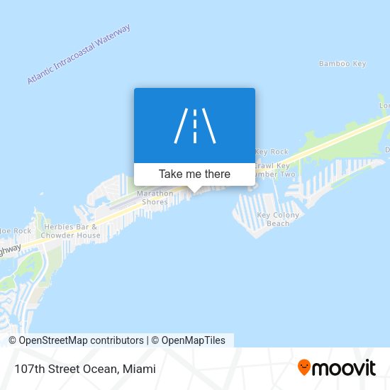 Mapa de 107th Street Ocean