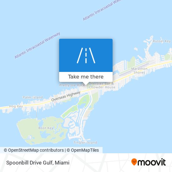 Spoonbill Drive Gulf map