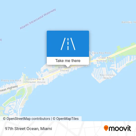 97th Street Ocean map