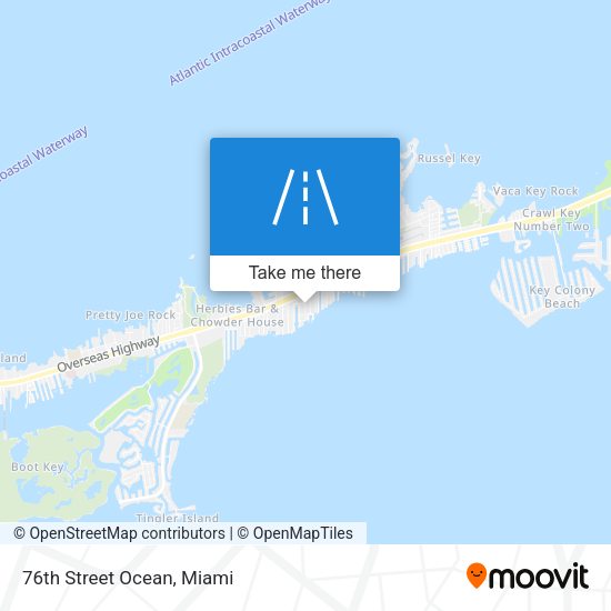 76th Street Ocean map