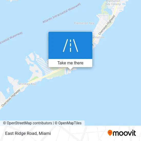 East Ridge Road map