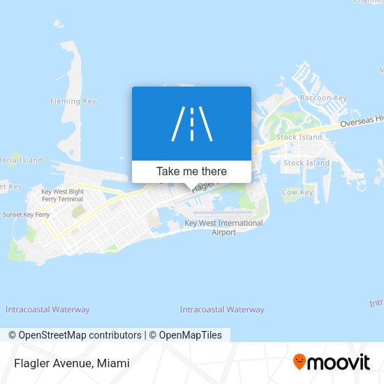 Mapa de Flagler Avenue