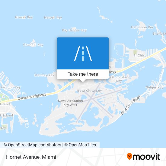 Mapa de Hornet Avenue