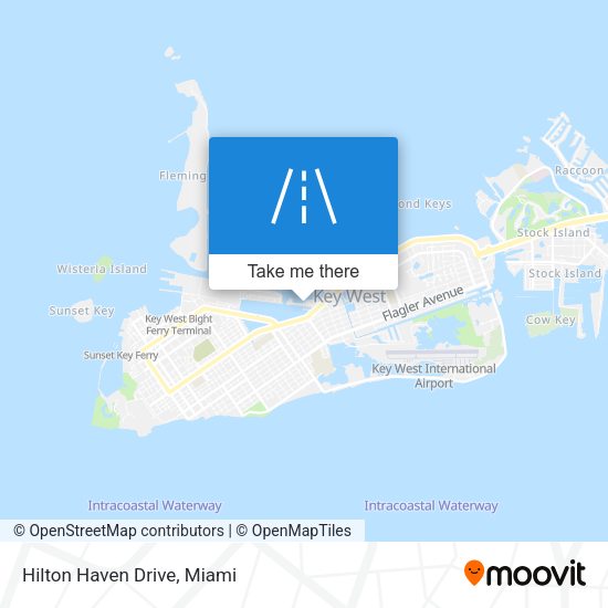 Mapa de Hilton Haven Drive