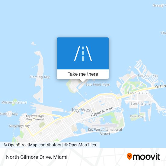 Mapa de North Gilmore Drive