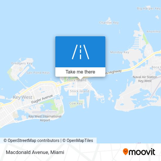 Mapa de Macdonald Avenue