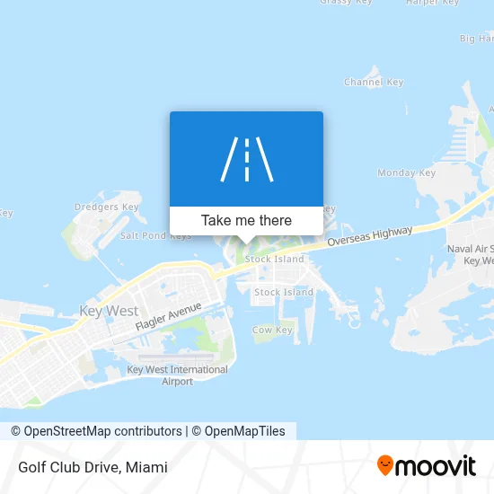 Golf Club Drive map