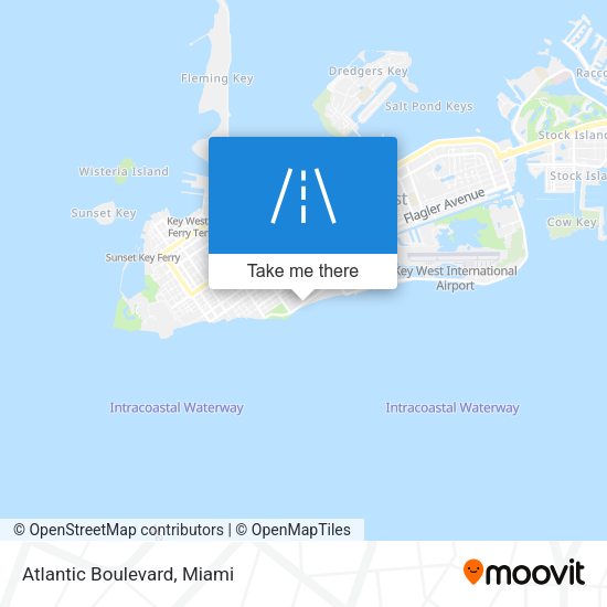 Mapa de Atlantic Boulevard