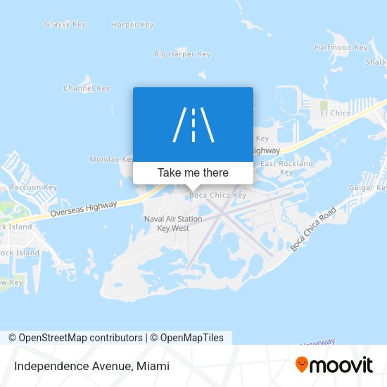 Mapa de Independence Avenue