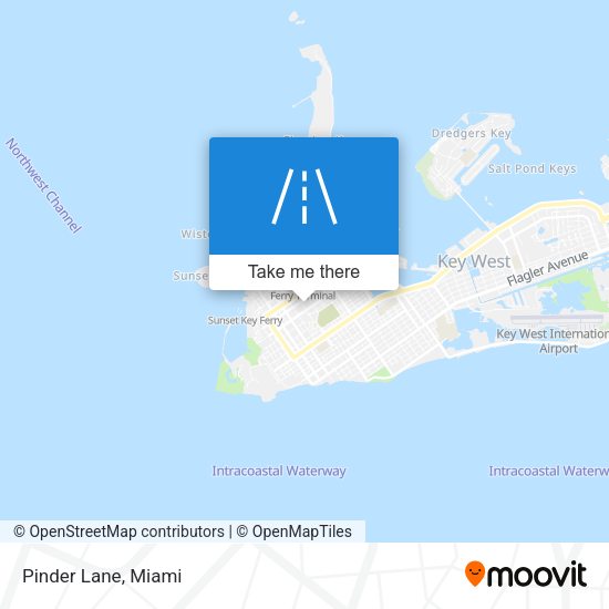 Mapa de Pinder Lane