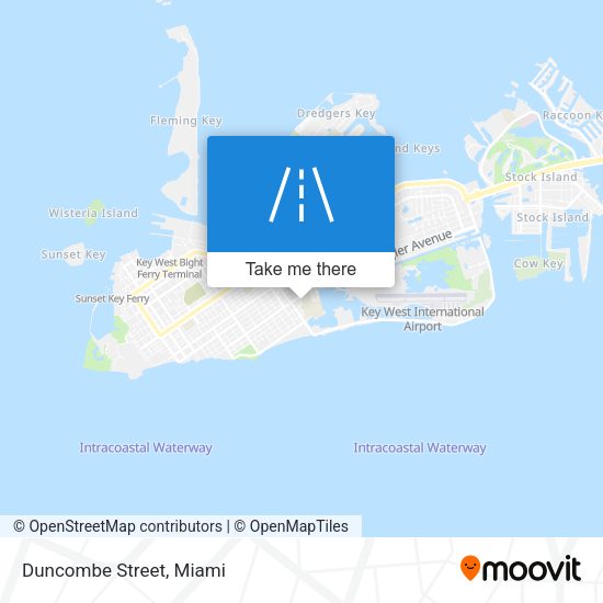 Mapa de Duncombe Street