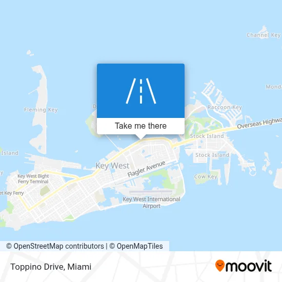Toppino Drive map