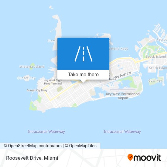 Mapa de Roosevelt Drive