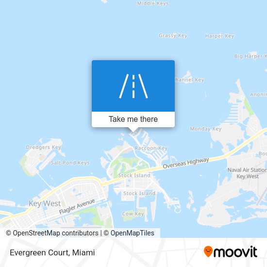 Mapa de Evergreen Court