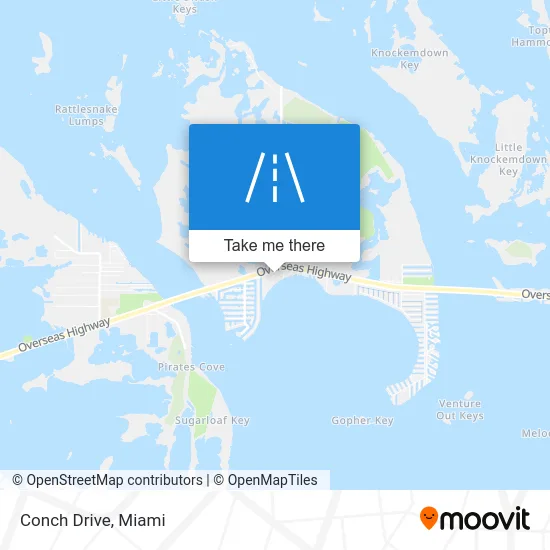 Conch Drive map