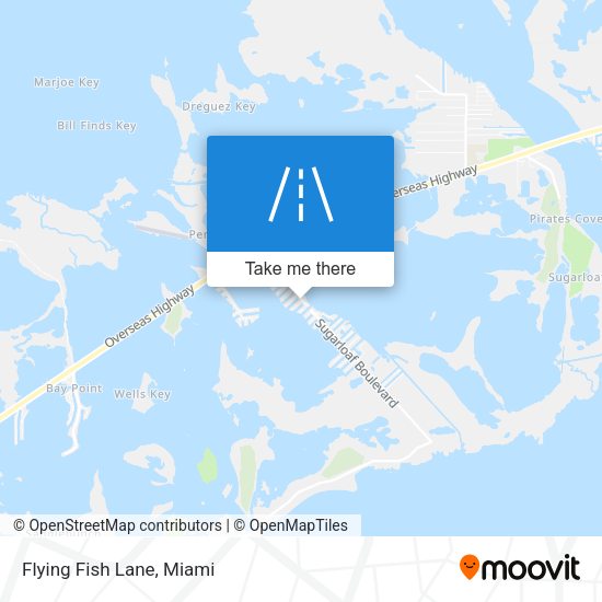 Mapa de Flying Fish Lane
