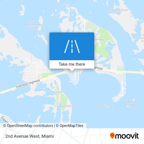 Mapa de 2nd Avenue West