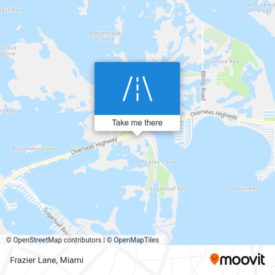 Mapa de Frazier Lane