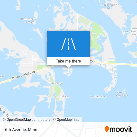 Mapa de 6th Avenue