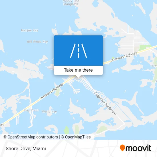Shore Drive map