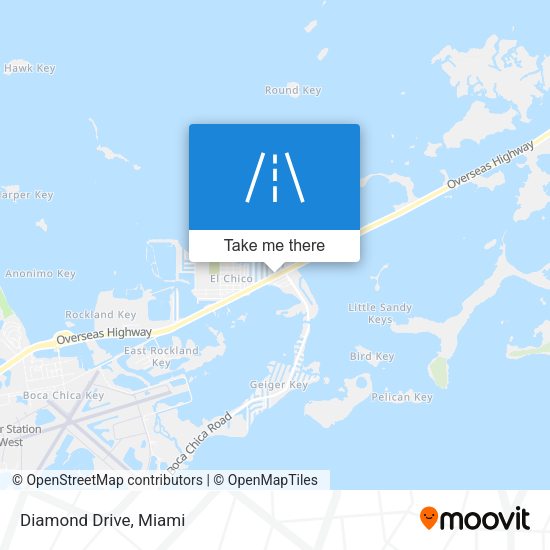 Mapa de Diamond Drive
