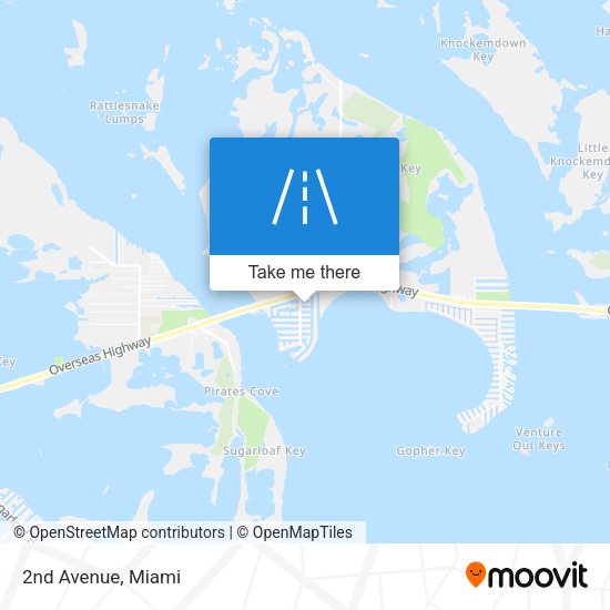 Mapa de 2nd Avenue