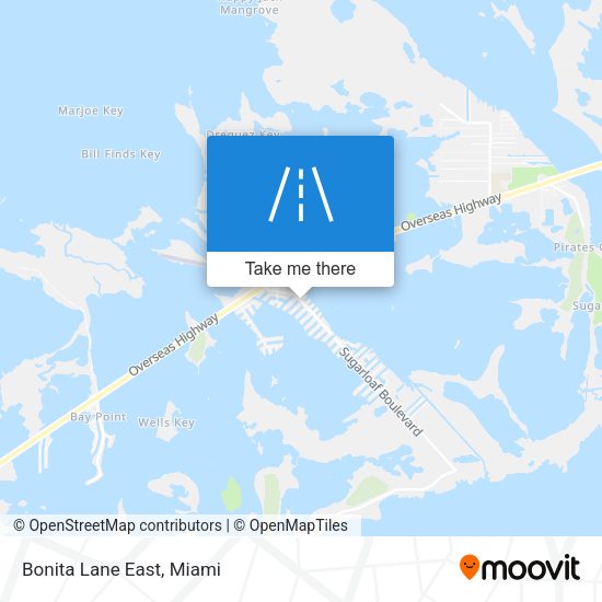 Mapa de Bonita Lane East