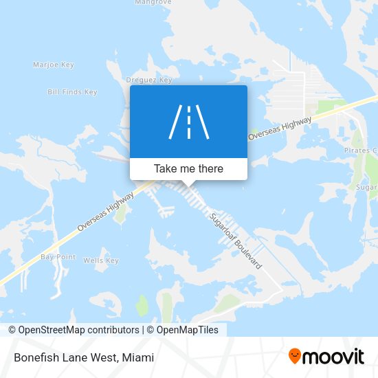 Mapa de Bonefish Lane West