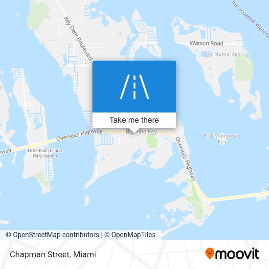 Mapa de Chapman Street